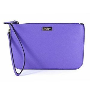 Kate Spade Lolly Newbury Aster leather wristlet